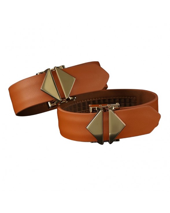 Набір із 8 ременів для зв'язування LOCKINK 8-Bondage-Straps Restraint Set - Brown - 7