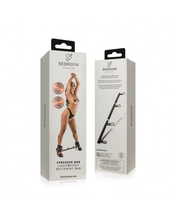 Фиксатор для рук и ног Bedroom Fantasies Spreader Bar Lightweight Restraint Bar - Black - 5