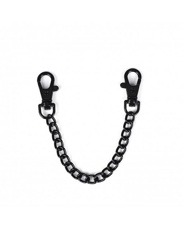 Наручники Liebe Seele Flower Rhythm - Black and Red Leather Flowers Hand Cuffs - 3