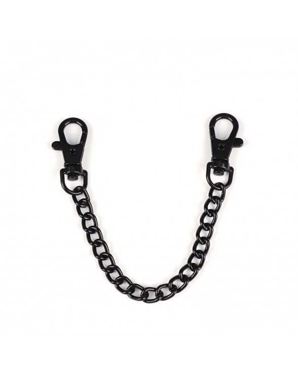 Поножі Liebe Seele Flower Rhythm - Black and Red Leather Flowers Hand Cuffs - 3
