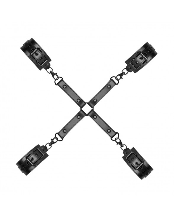 Фиксатор для рук и ног Bedroom Fantasies Hogtie & Cuffs Set 4-Way Restrant Set