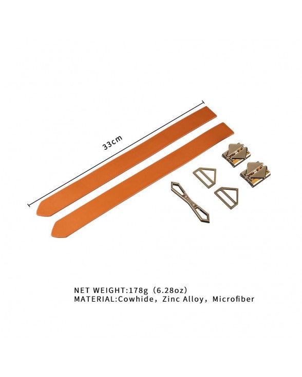 Наручники LOCKINK Wristcuffs/Anklecuffs Brown Set - 6