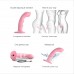 Насадка для страпону з подвійною точковою пульсацією Strap-On-Me TAPPING DILDO WAVE - CORAL PINK - 2