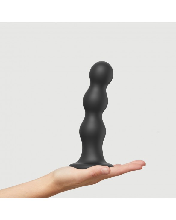 Насадка для страпона Strap-On-Me Dildo Plug Balls Black XL - 1