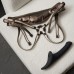Вібронасадка для страпону з вакуумною стимуляцією Strap-On-Me Multi Orgasm Dildo M Black - 5
