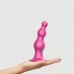 Насадка для страпону Strap-On-Me Dildo Plug Beads Framboise Metallic L - 1