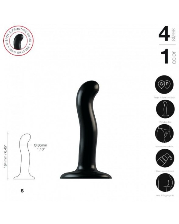 Насадка для страпону Strap-On-Me P&G-Spot Dildo, силікон, розмір S - 1