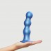 Насадка для страпону Strap-On-Me Dildo Plug Balls Blue Metallic XL - 1