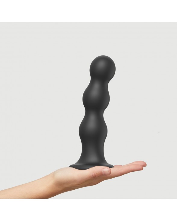 Насадка для страпону Strap-On-Me Dildo Plug Balls Black XXL - 1