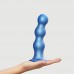Насадка для страпону Strap-On-Me Dildo Plug Balls Blue Metallic XXL - 1