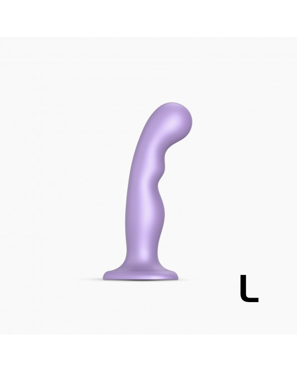 Насадка для страпону Strap-On-Me Dildo Plug P&G Lilas Metallic L