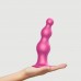 Насадка для страпона Strap-On-Me Dildo Plug Beads Framboise Metallic XXL - 1
