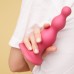 Насадка для страпона Strap-On-Me Dildo Plug Beads Framboise Metallic XXL - 4
