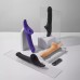 Вібронасадка для страпону з вакуумною стимуляцією Strap-On-Me Multi Orgasm Realistic Dildo M Vanilla - 8