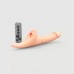 Вібронасадка для страпону з вакуумною стимуляцією Strap-On-Me Multi Orgasm Realistic Dildo L Vanilla