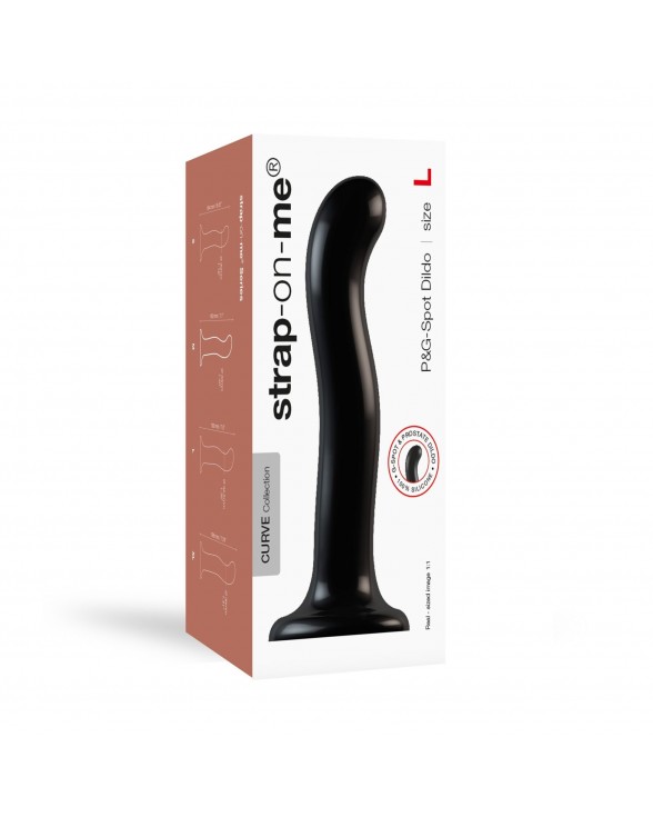 Насадка для страпону Strap-On-Me P&G-Spot Dildo, силикон, размер L - 3
