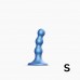 Насадка для страпону Strap-On-Me Dildo Plug Balls Blue Metallic S