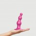 Насадка для страпона Strap-On-Me Dildo Plug Beads Framboise Metallic S - 1