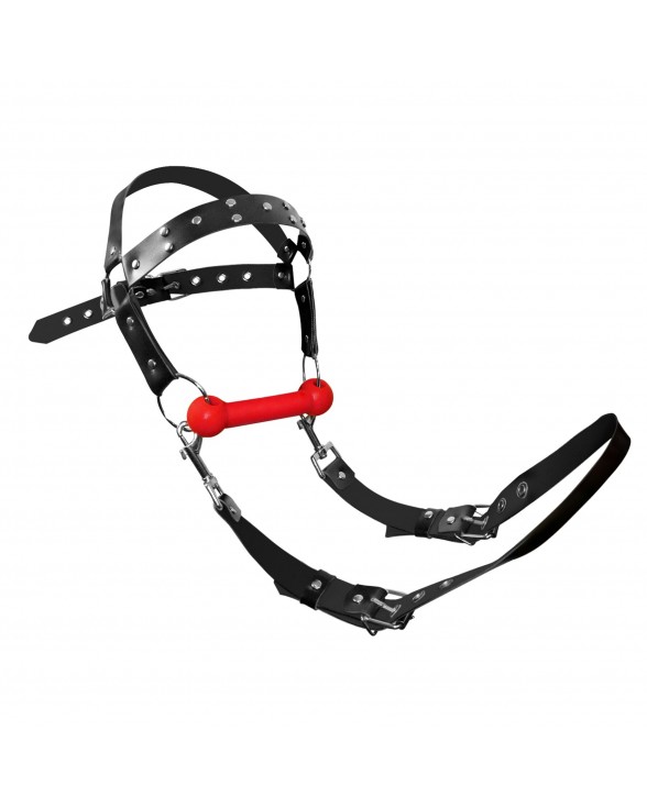 БДСМ кляп-упряжка Art of Sex - BDSM Gag Harness Pony - 1
