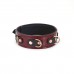 Ошейник с поводком Liebe Seele Wine Red Collar and Leash - 1