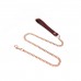 Ошейник с поводком Liebe Seele Wine Red Collar and Leash - 4