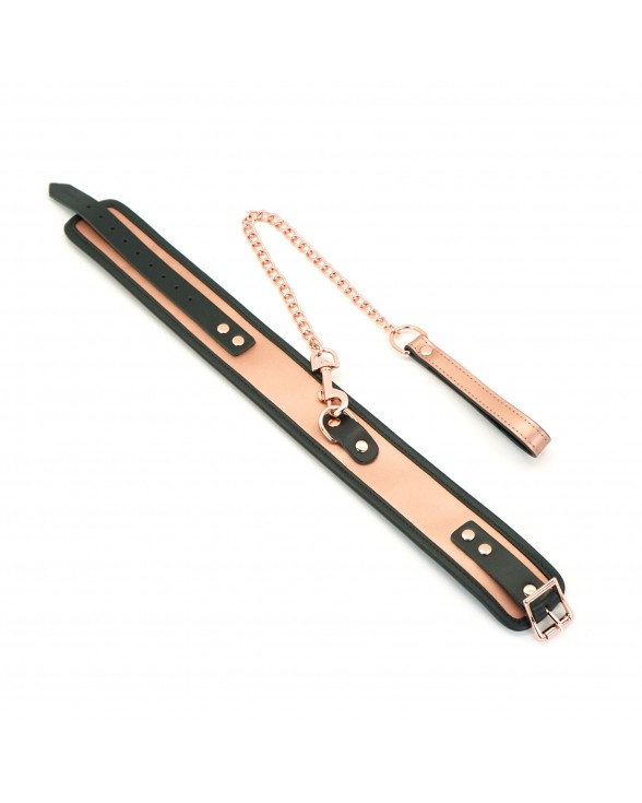 Нашийник з повідцем Liebe Seele Rose Gold Memory Collar with Leash - 1