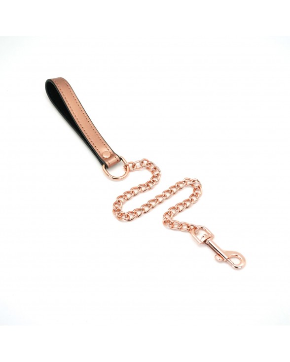 Нашийник з повідцем Liebe Seele Rose Gold Memory Collar with Leash - 3