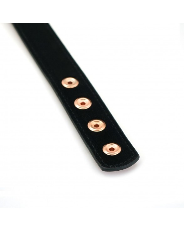 Нашийник із затискачами для сосків Liebe Seele Rose Gold Memory Collar with Nipple Clamps - 6