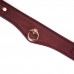 Ошейник с поводком Liebe Seele Wine Red Curved Collar - 7
