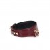 Ошейник с поводком Liebe Seele Wine Red Curved Collar - 3