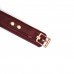 Ошейник с поводком Liebe Seele Wine Red Curved Collar - 8