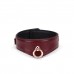 Ошейник с поводком Liebe Seele Wine Red Curved Collar - 2