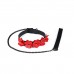 Нашийник з повідцем Liebe Seele Flower Rhythm - Black and Red Leather Flowers collar with Leash