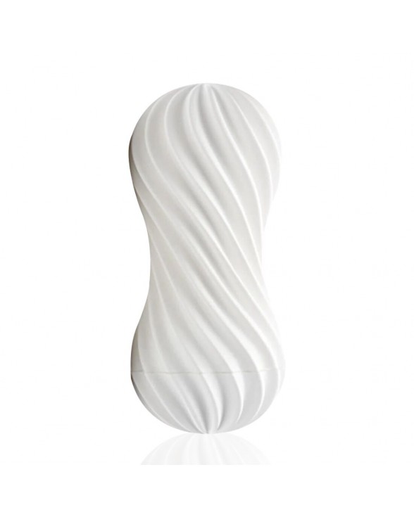 Мастурбатор Tenga Flex Silky White зі змінною інтенсивністю