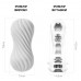Мастурбатор Tenga Flex Silky White зі змінною інтенсивністю - 1