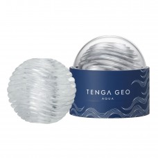 Нейтральний мастурбатор Tenga Geo Aqua Clear, ніжні хвилі