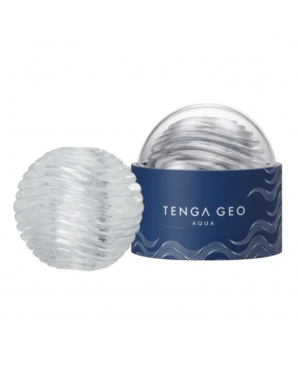 Нейтральний мастурбатор Tenga Geo Aqua Clear, ніжні хвилі