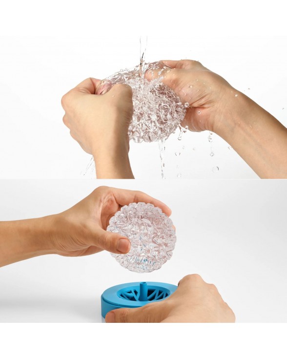 Нейтральний мастурбатор Tenga Geo Aqua Clear, ніжні хвилі - 3