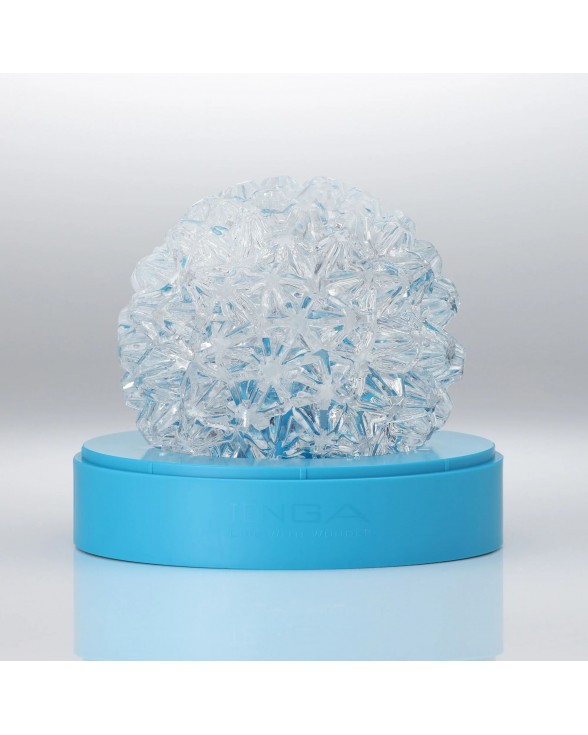 Нейтральний мастурбатор Tenga Geo Coral Clear, об’ємні зірки - 1