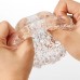 Нейтральний мастурбатор Tenga Geo Coral Clear, об’ємні зірки - 5