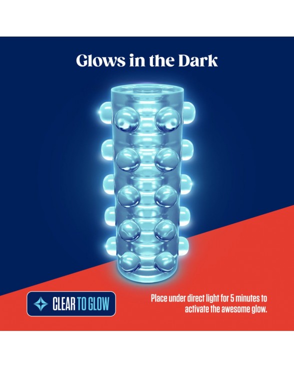 Мастурбатор для чоловіків Rize by Blush - Swich Glow in the Dark Masturbator - Clear - 3