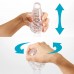Нейтральный мастурбатор Tenga Geo Glacier Clear, интенсивные блоки - 4