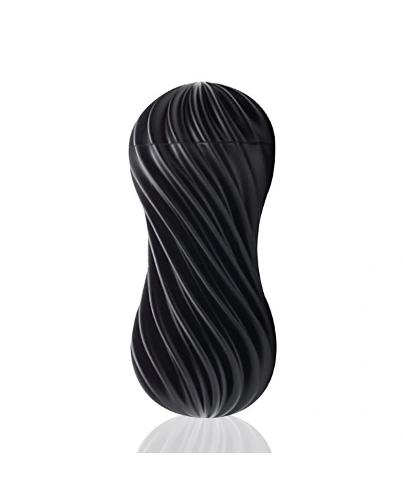 Мастурбатор Tenga Flex Rocky Black с изменяющейся интенсивностью