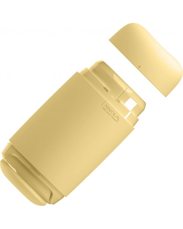 Наскрізний мастурбатор TENGA PUFFY Custard Yellow - 2