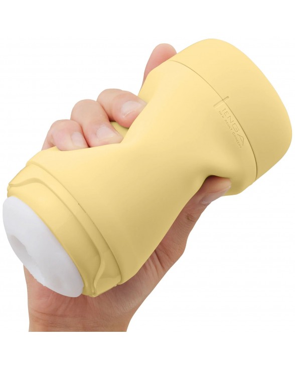 Наскрізний мастурбатор TENGA PUFFY Custard Yellow - 5