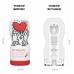 Мастурбатор Tenga Keith Haring Deep Throat Cup (глубокое горло) с вакуумной стимуляцией - 1
