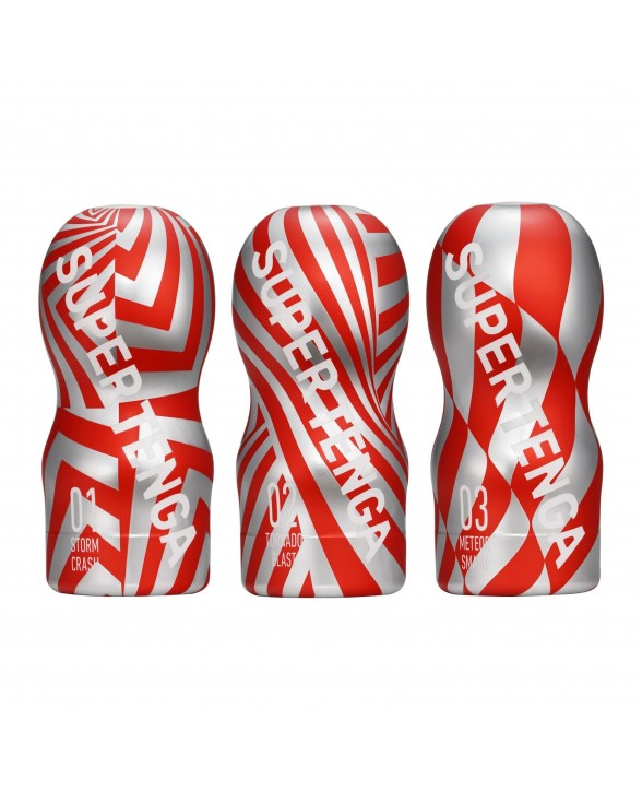 Нейтральний мастурбатор Tenga Super 01 Storm Crash - 12