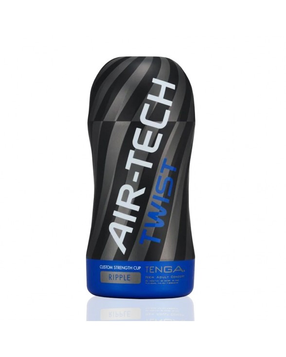 Мастурбатор Tenga Air-Tech Twist Ripple Blue, эффект глубокого минета