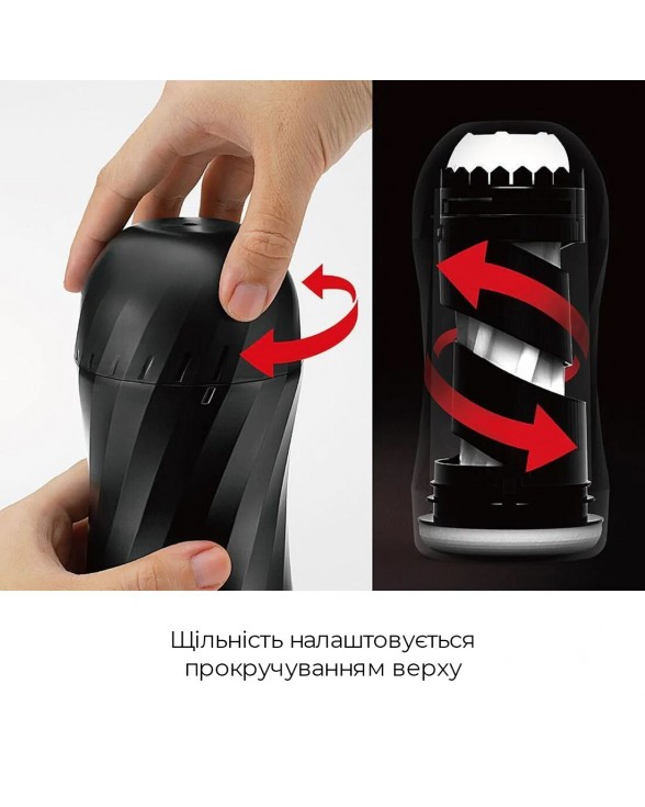 Мастурбатор Tenga Air-Tech Twist Ripple Blue, эффект глубокого минета - 3