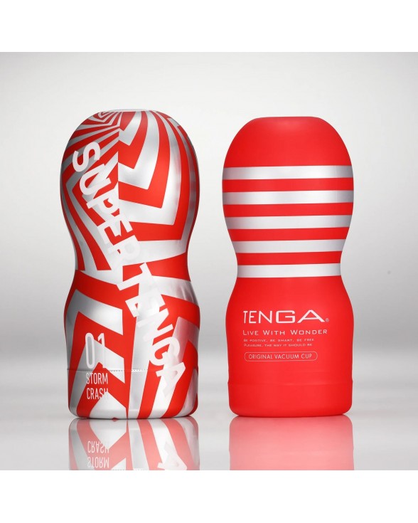 Нейтральный мастурбатор Tenga Super 03 Meteor Smash - 11